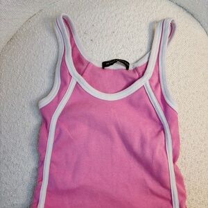 BRANDY MELVILLE RETRO PINK TANK